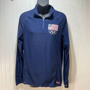 TEAM APPAREL US Olympics 1/4 Zip Pullover